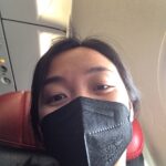 on the plane from Germany
