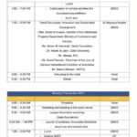 Schedule 7-8 Nov.
